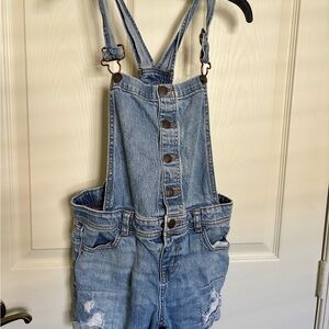 Cat & Jack Light Blue Denim Overalls